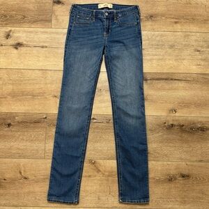 Hollister Blue Skinny Jeans Classic Fit Size 5 Long